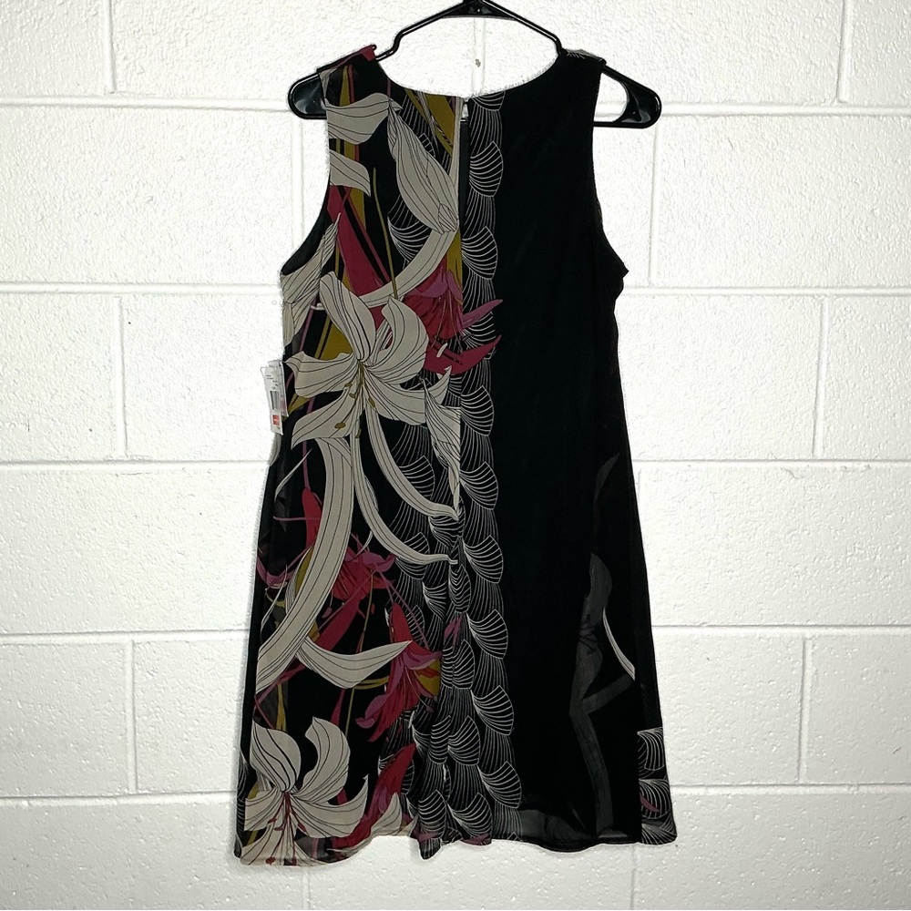 < NWT Gabby Skye Floral Chiffon Shift Dress > - Picture 6 of 6